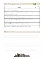Vorschau - Arbeitsblätter - New York City Reading Comprehension + Lösungen (while/post) - Seite 1