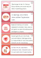 Vorschau - Aufgabenkarten - Lese Abschreibfächer Liebe/ Valentinstag Edition - Seite 2