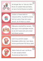 Vorschau - Aufgabenkarten - Lese Abschreibfächer Liebe/ Valentinstag Edition - Seite 3