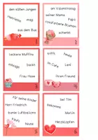 Vorschau - Arbeitsblätter - Valentinstag Schüttelsätze - Seite 1