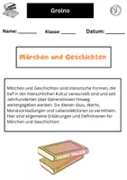 Vorschau - Arbeitsblätter - 10 Märchen und Geschichten + Aufgaben - Seite 1