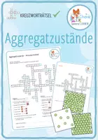 Vorschau - Arbeitsblätter - Aggregatzustände - Kreuzworträtsel - Deckblatt