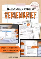 Vorschau - Arbeitsblätter - Serienbrief | Präsentation und Merkblätter | Wirtschaft & Kommunikation | Informatik - Deckblatt