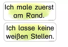 Vorschau - Präsentationen/Tafelbilder - Regeln zum richtigen Ausmalen - Seite 2