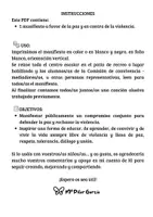 Vista previa - Tarjetas / Manipulativos - MANIFIESTO DÍA ESCOLAR DE LA NO VIOLENCIA Y LA PAZ - página 2