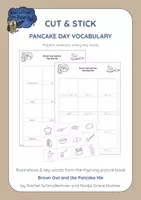 anteprima - Esercizi - Brown Owl and the Pancake Mix - READ, CUT & STICK - Pagina di copertina
