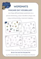 anteprima - Esercizi - Brown Owl and the Pancake Mix - PICTURE DICTIONARY WORDMATS - Pagina di copertina