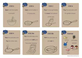anteprima - Materiale interattivo - Brown Owl and the Pancake Mix - TPR RECIPE - Pagina 2