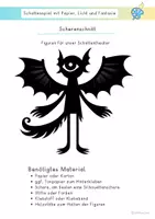 Vorschau - Arbeitsblätter - Schattenspiel einfache Schattenfiguren mit Scherenschnitt - Seite 2