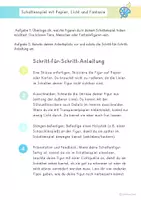 Vorschau - Arbeitsblätter - Schattenspiel einfache Schattenfiguren mit Scherenschnitt - Seite 3