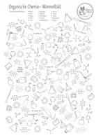 Vorschau - Arbeitsblätter - Organische Chemie – Wimmelbild Rätsel - Seite 1