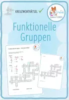 Vorschau - Spiele - Funktionelle Gruppen - Kreuzworträtsel - Deckblatt