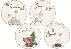 Vorschau - Mal- und Bastelvorlagen - Meilensteine (von der Geburt bis zum 1. Geburtstag) - Seite 2