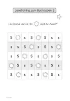 Vorschau - Arbeitsblätter - Leseübung zum Buchstaben S - Seite 1
