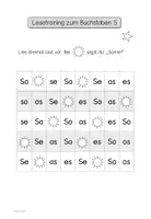 Vorschau - Arbeitsblätter - Leseübung zum Buchstaben S - Seite 3