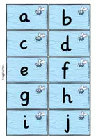 Vorschau - Stationenlernen - Fliegenklatschenspiel Groß- und Kleinbuchstaben - Seite 2
