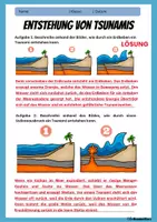 Vorschau - Arbeitsblätter - Tsunami - Wie entsteht ein Tsunami? - Arbeitsblatt - Erdkunde für die Sek 1 - Seite 2