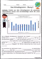 Vorschau - Arbeitsblätter - Klimadiagramm Lernpaket – Merkblätter, Übungsaufgaben & Anleitungen (Erdkunde Sek I) - Seite 3