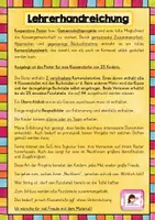 Vorschau - Mal- und Bastelvorlagen - Karneval: Kooperatives Poster (2 Versionen mit Klassennamen) - Seite 1