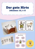 Vorschau - Arbeitsblätter - Der gute Hirte: Johannes 10,1-15 - Deckblatt