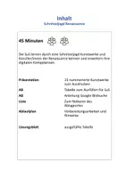 Vorschau - Spiele - Bewegte Schule: Schnitzeljagd Renaissance - Seite 1