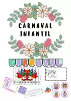 Vista previa - Manualidades / Dibujos para colorear - PACK CARNAVAL cicle inicial (1) - Portada