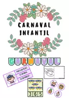 Vista previa - Manualidades / Dibujos para colorear - PACK CARNAVAL infantil - Portada