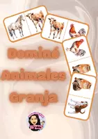 Vista previa - Juegos / Gamificación - DOMINÓ ANIMALES GRANJA - ATENCIÓN - Portada