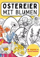 Vorschau - Mal- und Bastelvorlagen - Fensterbilder Ostern Frühling Blumen - Deckblatt
