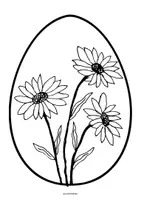 Vorschau - Mal- und Bastelvorlagen - Fensterbilder Ostern Frühling Blumen - Seite 1