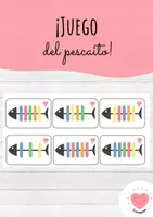 Vista previa - Juegos / Gamificación - Pescaito. Juego para seguir el modelo. - Portada