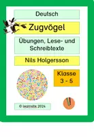 Vorschau - Arbeitsblätter - D - SU | Zugvögel: Lese- und Schreibübungen | Kl.3 - 5 - Deckblatt