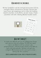 Vorschau - Arbeitsblätter - Wachsendes Materialpaket - Leselupen / Leseblätter - Seite 2