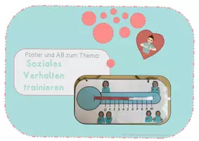 Vorschau - Mal- und Bastelvorlagen - Soziales Verhalten trainieren - Gebärdensprache - Deckblatt