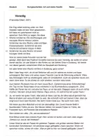 Vorschau - Arbeitsblätter - Kurzgeschichte: "Venedig" (mit Aufgaben+LÖSUNGEN zum Leseverständnis und Reflexion) Familie, Urlaub - Seite 1