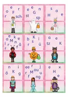 Vorschau - Aufgabenkarten - Purzelwörter - Wörter aus Buchstaben bilden - Kostüme, Fasching, Karneval - Seite 2