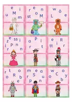 Vorschau - Aufgabenkarten - Purzelwörter - Wörter aus Buchstaben bilden - Kostüme, Fasching, Karneval - Seite 3