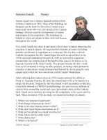 Vorschau - Text - Antoni Gaudi English Biography: Englisch Lernen - Deckblatt