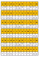 Aperçu - Affichage - Alphabet script et cursif - Page de couverture