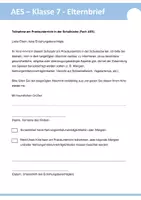 Vorschau - Arbeitsblätter - Kennenlernen, Einführung, Informationen für Schüler, Notentransparenz, Elternbrief Küchenpraxis - Seite 2