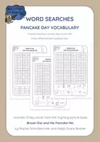 Vista previa - Hojas de trabajo - Brown Owl and the Pancake Mix - WORD SEARCHES - Portada
