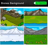 Vorschau - Poster - Biome Hintergründe Clipart, Wald, Wüste, Tundra - Seite 3