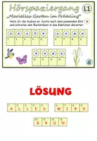 Vorschau - Arbeitsblätter - AnybookPro Material: Hörspaziergang Frühling - Seite 3