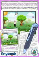 Vorschau - Arbeitsblätter - AnybookPro Material: Die magische Osterwiese - Deckblatt