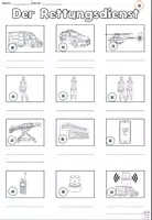Vorschau - Arbeitsblätter - AnybookPro Material: Wortschatz "Rettungsdienst" - Seite 3