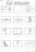 Vorschau - Arbeitsblätter - AnybookPro Material: Wortschatz "Am Strand" - Seite 3