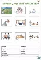 Vorschau - Arbeitsblätter - AnybookPro Material: Wörterliste "Spielplatz" - Seite 1