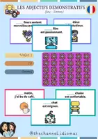 Aperçu - Jeux - Adjectifs demonstratifs - Jeu - Kaboom - Page de couverture