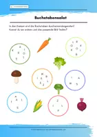 Vorschau - Arbeitsblätter - Legasthenie - Buchstabensalat - Optische Übung/Symptomtraining - Seite 3