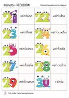 Vorschau - Spiele - los números Merkspiel Spanisch (Zahlen) kostenlos - Seite 3